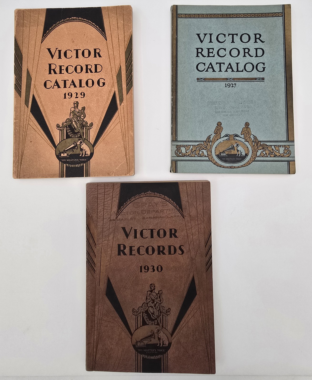 Victor Records 1927 1929 2140 Catalog Lot Biographical Material Paper Back Book