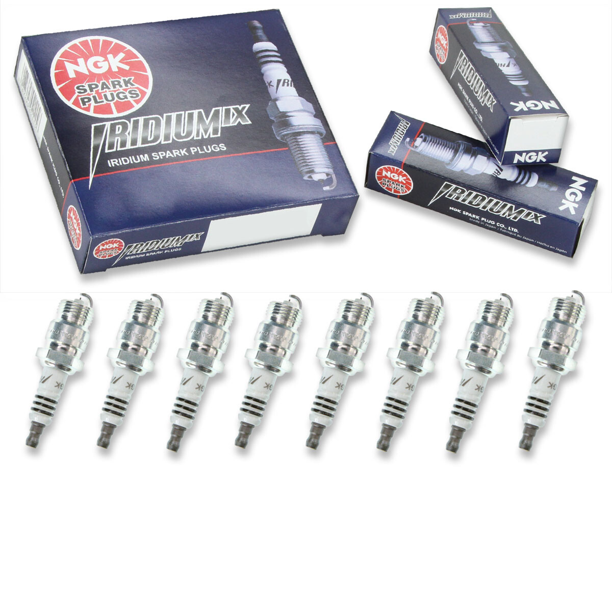 8 pc NGK 7510 WR5IX Iridium IX Spark Plugs for DR9BPX DR8BPX DR7BP APP5125 ko
