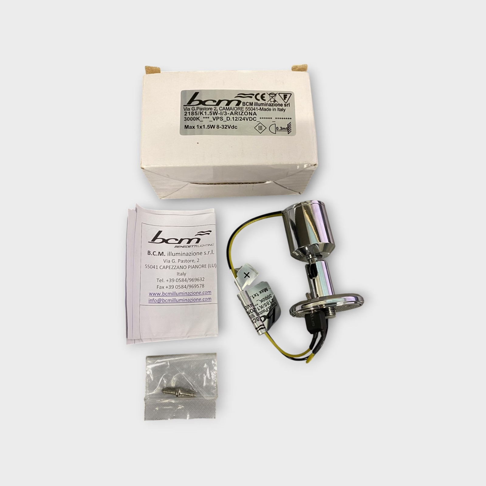 BCM, BCM2185K-I-3 Arizona Chrome Reading Light, Warm White - New - Free Shipping