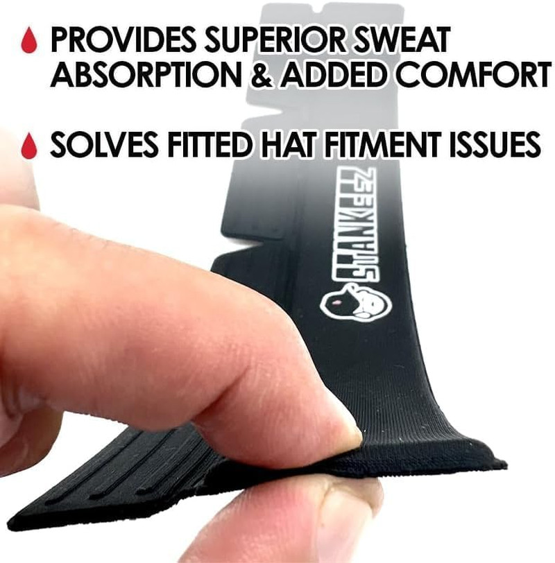 Hat Liners - Reusable Hat Sweat Liner - Hand Washable & Non-Adhesive Shields Pad