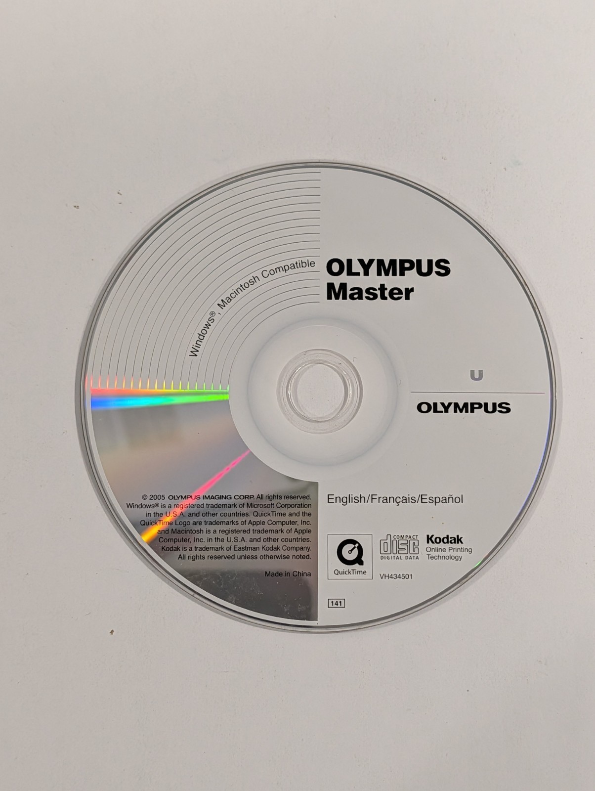 Olympus Master Software CD | Image Editing & Management for Windows/Mac