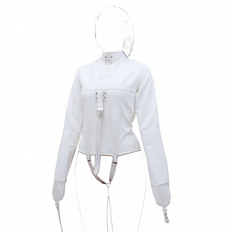 Bondage Clothes Armbinder Straitjacket Body Harness Adjustable Restraint Costume