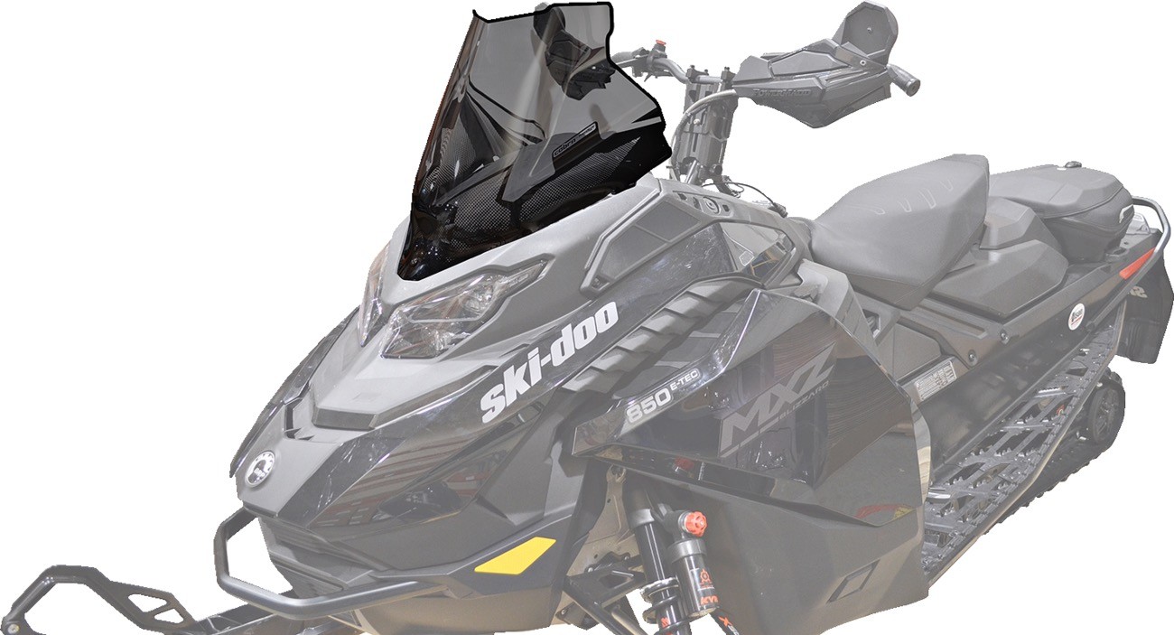 POWERMADD 13721 Windshield - 14" Tinted - Low