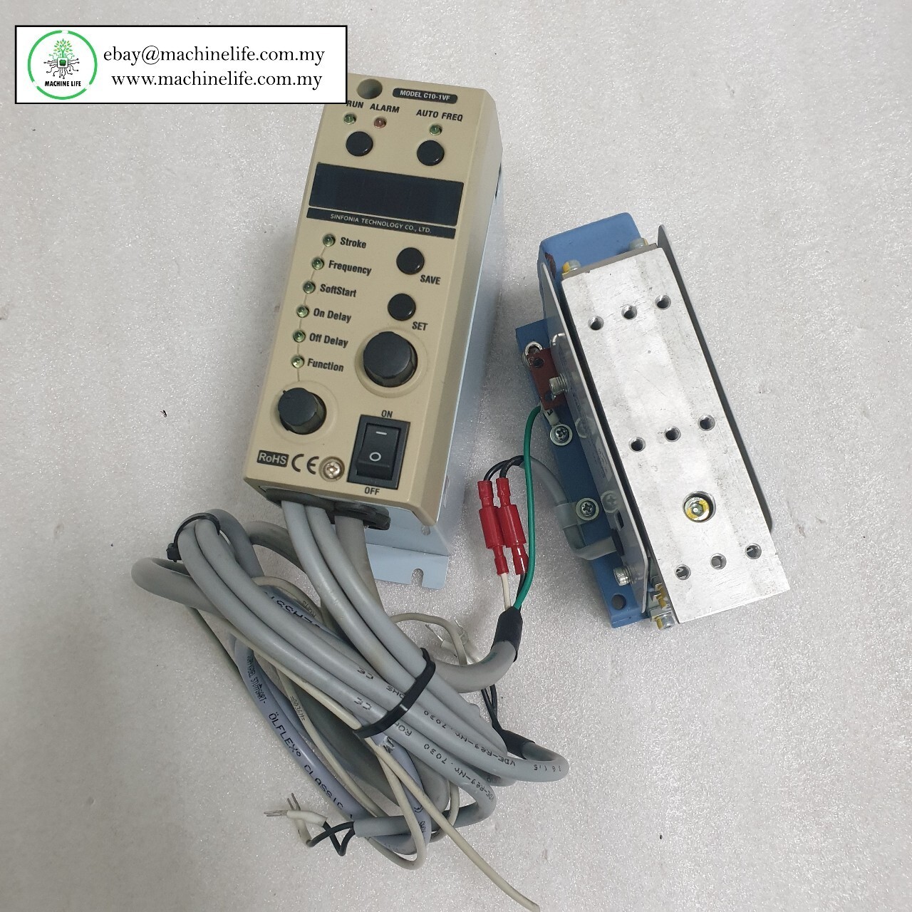 Sinfonia C10-1VF + LFB-300 Digital Controller With Linear Feeder