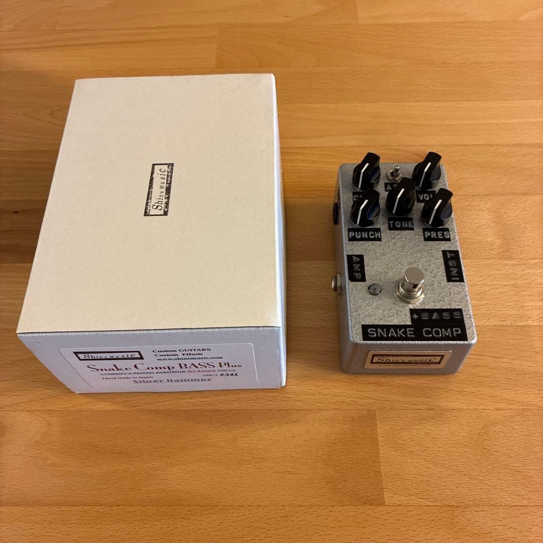 Shin'sMusic Snake Comp Bass Compressor Pedal Used with Box and Manual