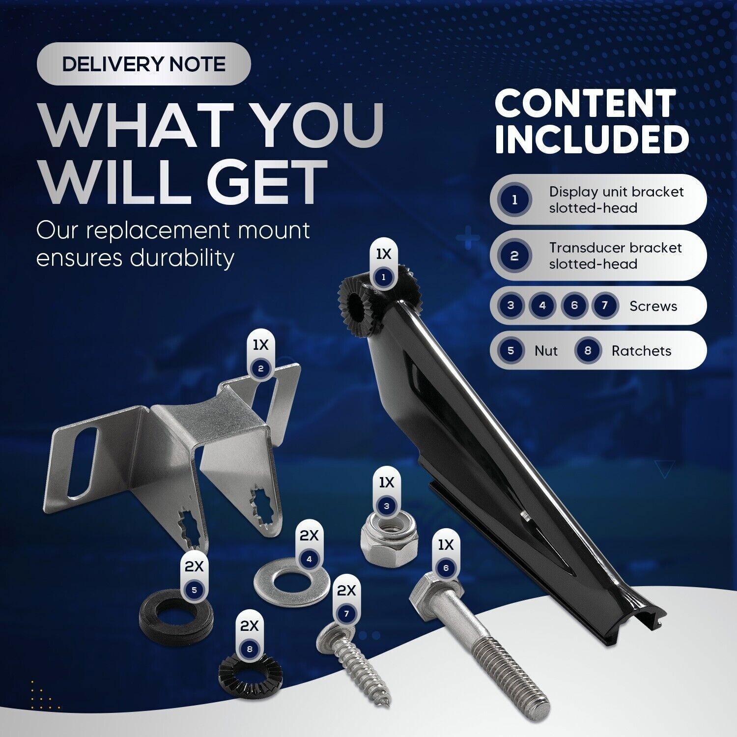 Sensor Mounting Bracket Compatible with DSI Skimmer Transom 000-10262-001