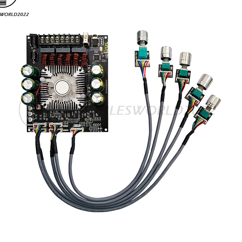 HT22 Bluetooth Power Amplifier Module 2.1 Channel 160WX2+220W TDA7498E Subwoofer