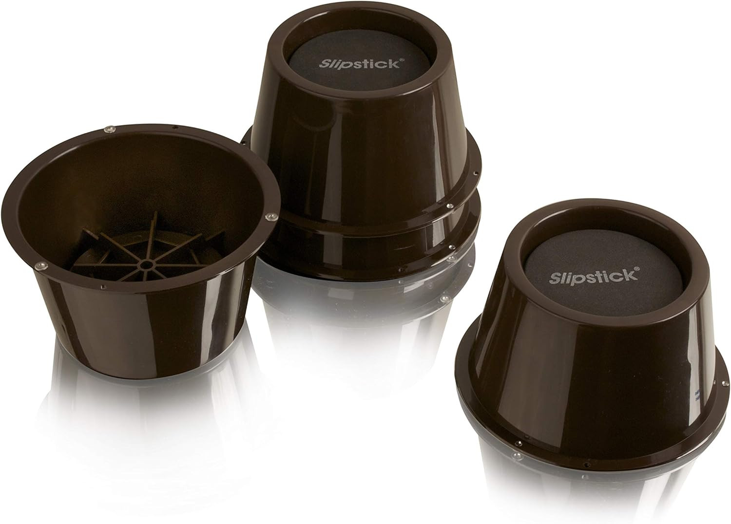Furniture Risers Pack Of 4 2 Inch Height Adjustable Heavy Duty Rubber Stoppers