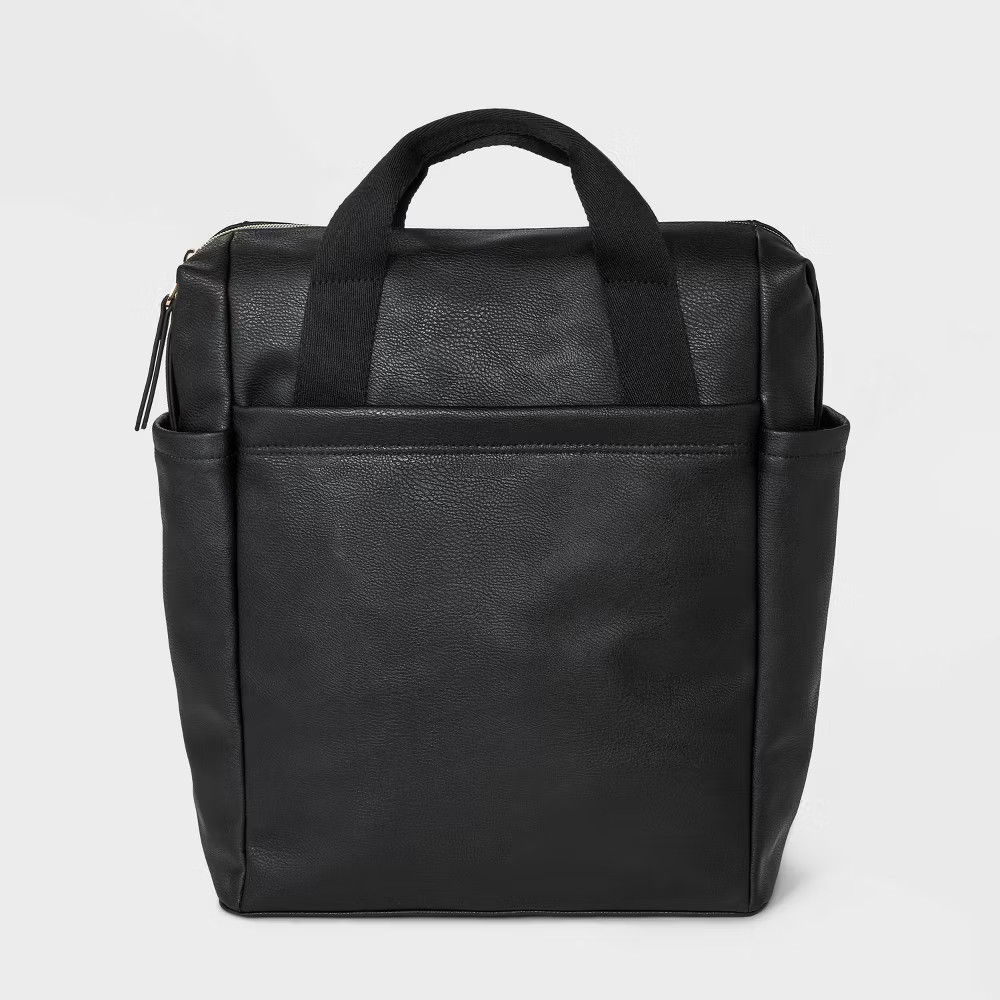 Square Convertible Backpack - Universal Thread Black