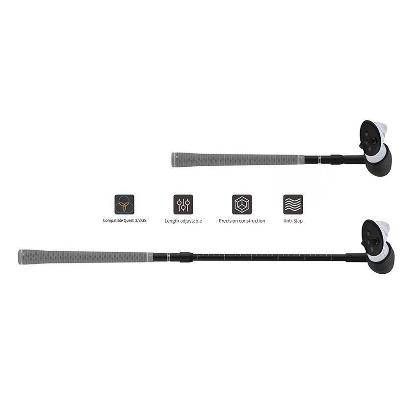 VR Golf Club Handle Replacement Grip Accessories for Quest2/3/3S Controller
