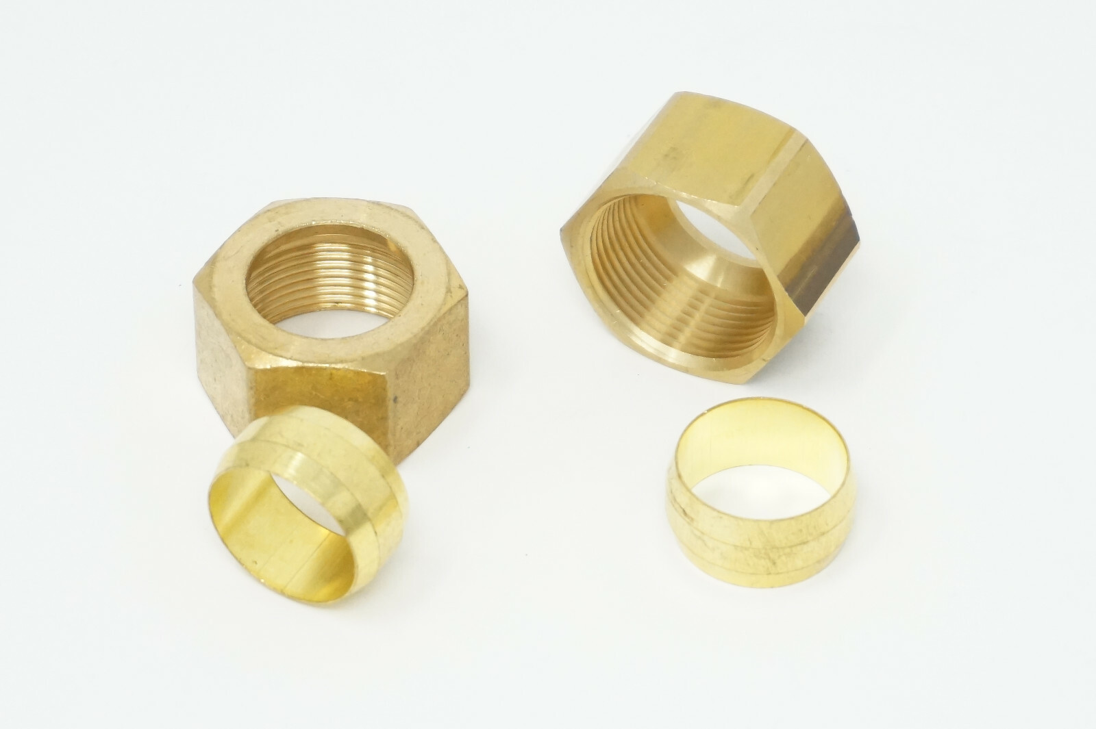 SET OF 2 - CAMPBELL HAUSFELD" NUT AND FERRULE FOR 1/2" ST033001AV / ST032900AV