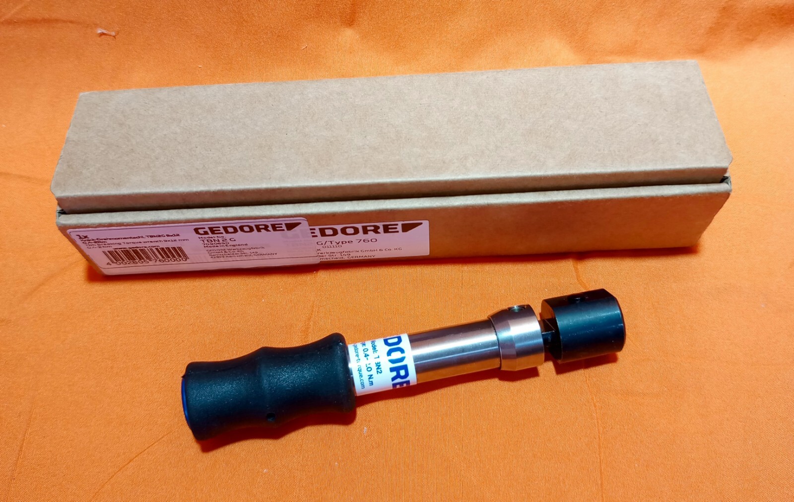 Gedore 7090690 TBN2G 9×12 0.4-2 NM Torque Wrench
