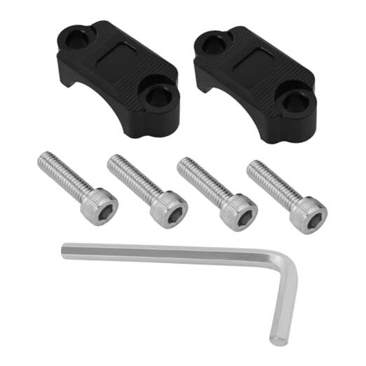2PCS 7/8 inch Motorcycle Brake Lever Holder Clamp with Screws for Motorbike