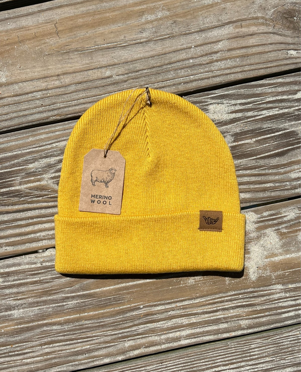ShredDelish Merino Wool Beanie Color Golden