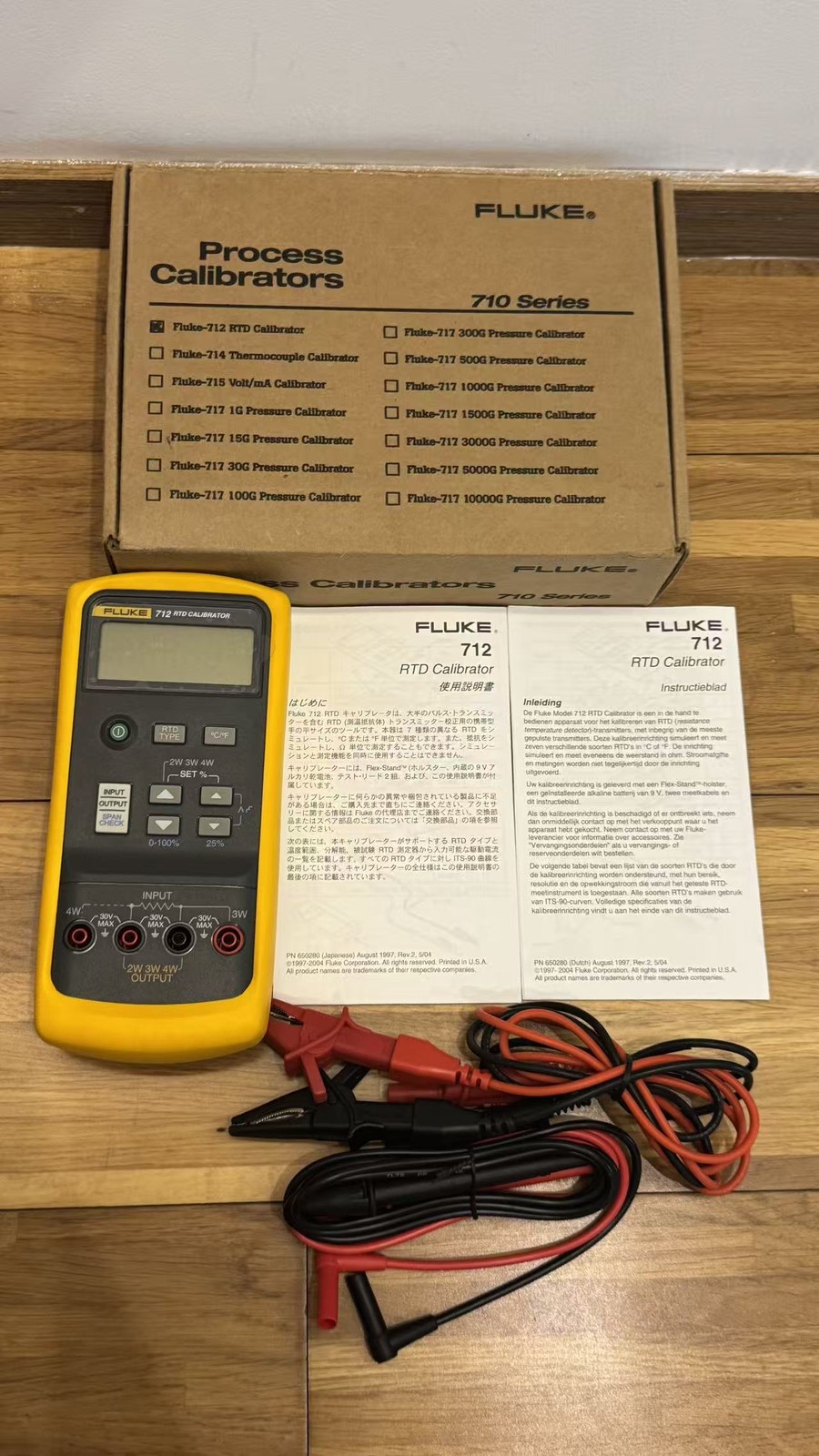 Fluke 712 RTD Portable Process Calibrator Calibration Meter