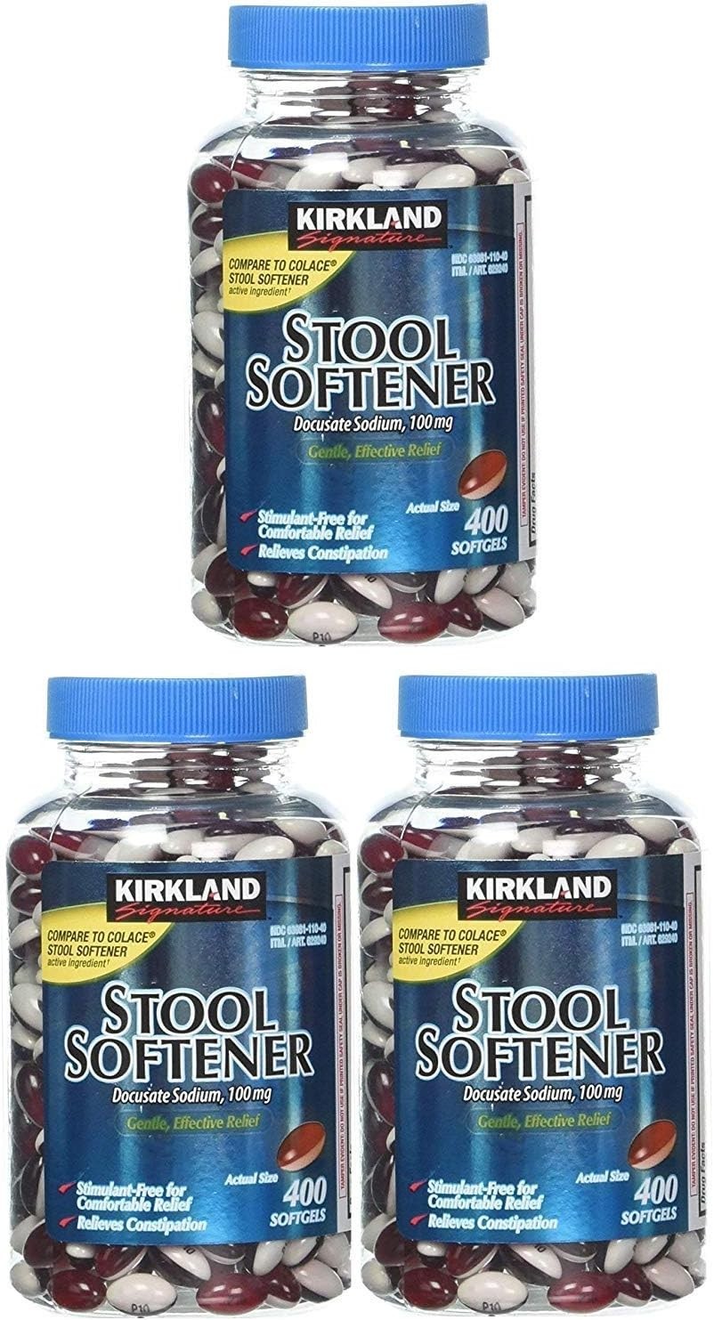 Triple Pack: 1200 Signature Stool Softener Softgels