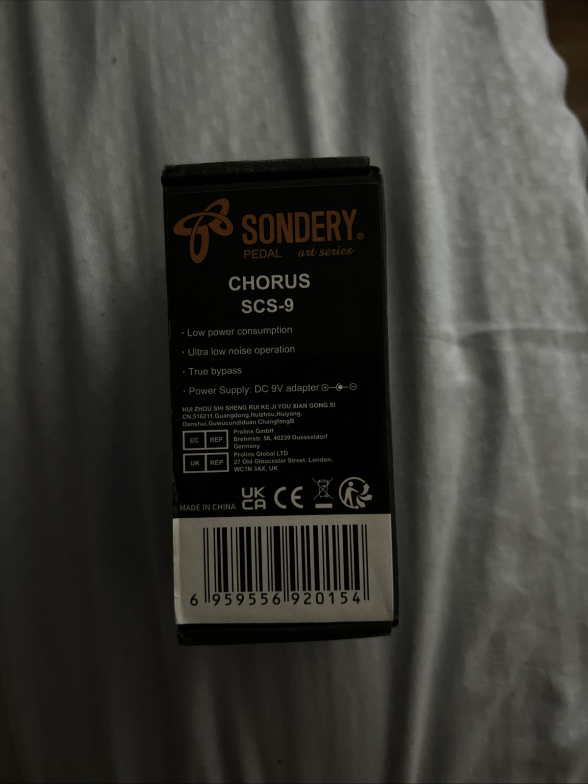 Sondery Chorus SCS 9 Guitar Effect Pedal Chorus Effect Pedal