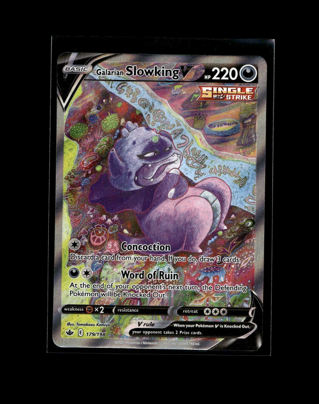 Slowpoke Slowbro Slowking Pokemon Card! Holo/Reverse Holo EX  V Full Art Cards!
