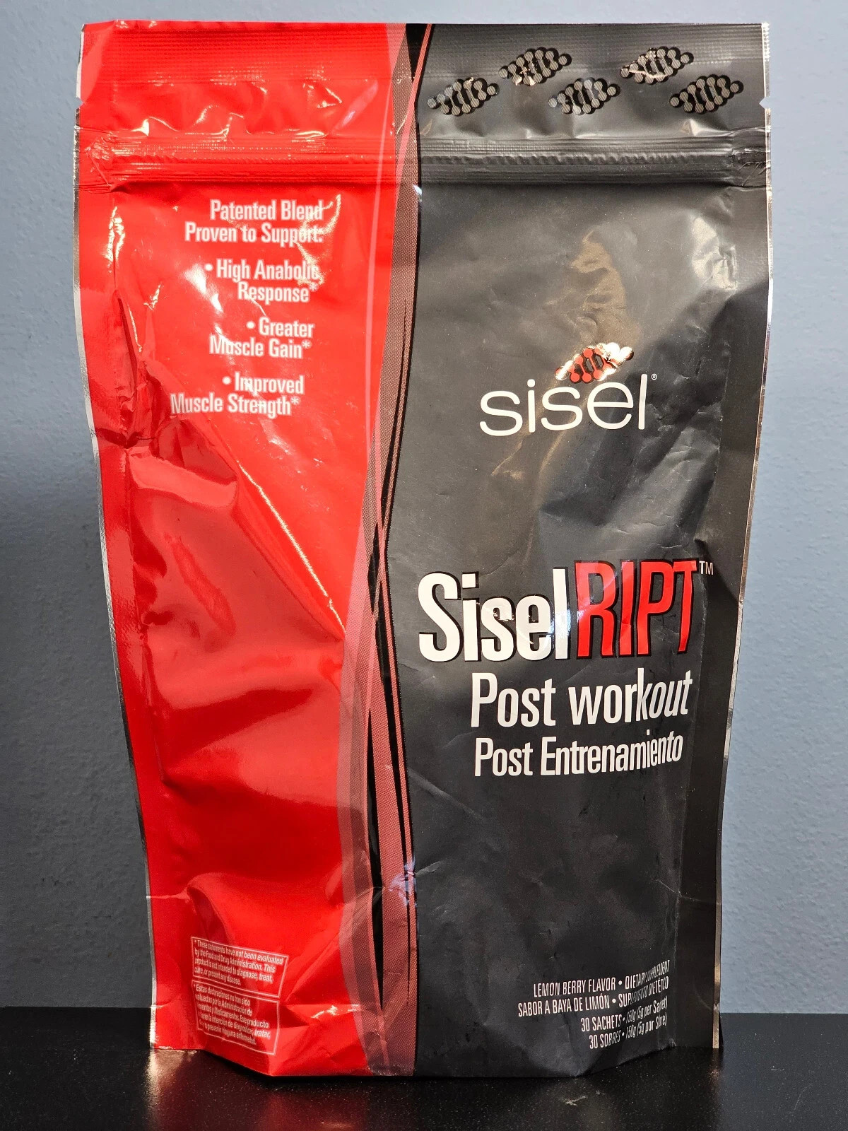Sisel SiselRIPT RIPT Post Workout Lemon Berry 30 Sachets - New! Exp 2027