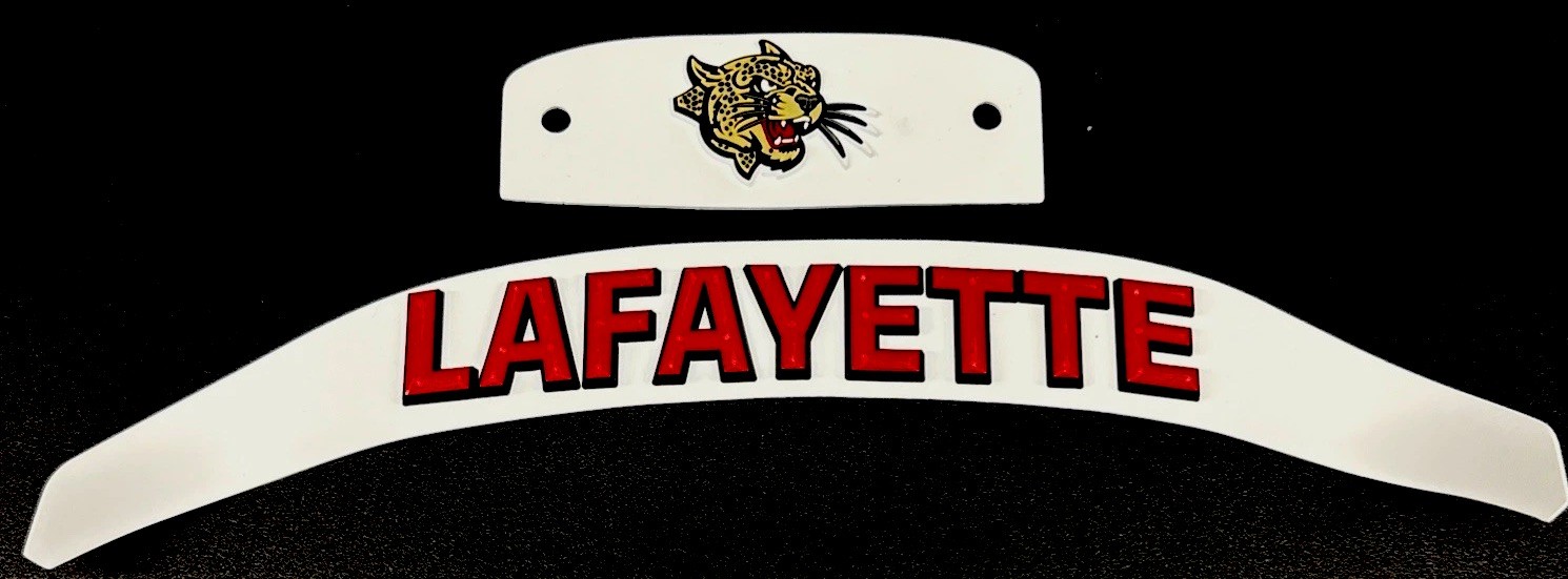 3D Bumpers - Lafayette Speed Set for a Full Size Helmet