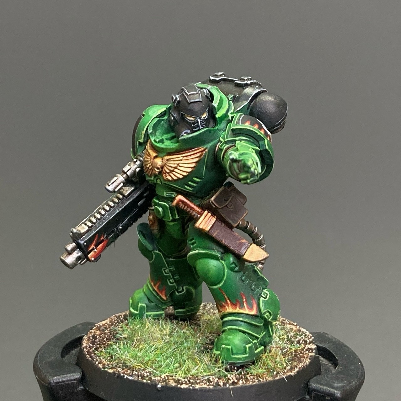 Heavy intercessors Warhammer 40k Space Marines Salamanders Pro Painted Squad