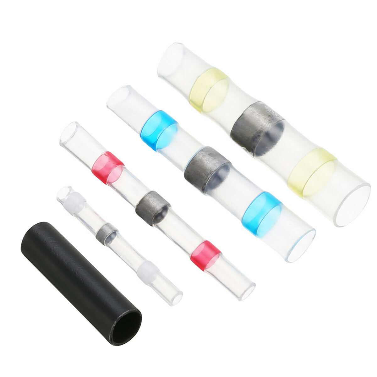 800PCS Waterproof Solder Seal Wire Connectors Heat Shrink Terminals Butt Sleeve