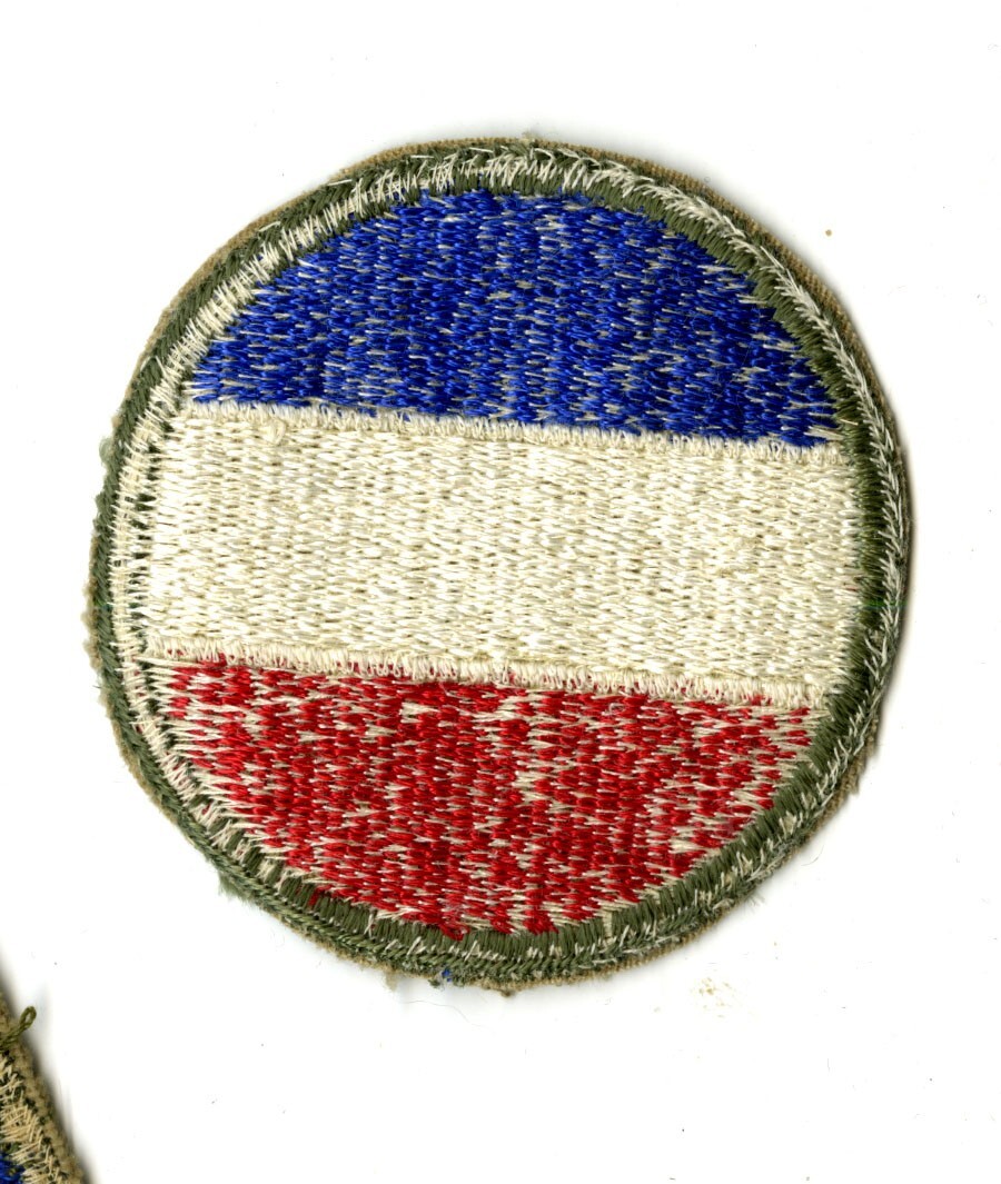 Army Ground Forces White Back Patch WWII Original