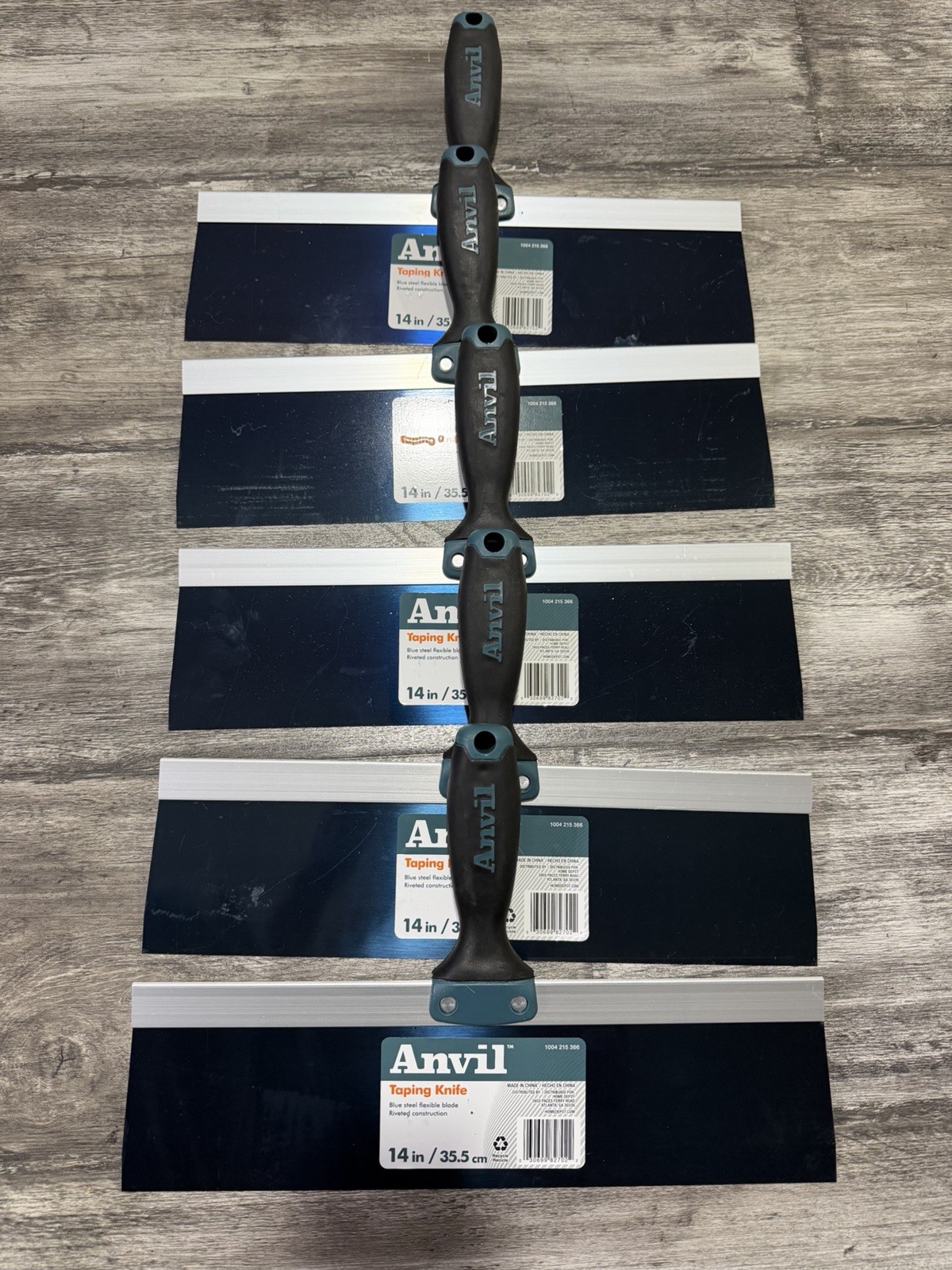 Lot of (5) brand new Anvil - 14 Inch Taping Knife - 82702