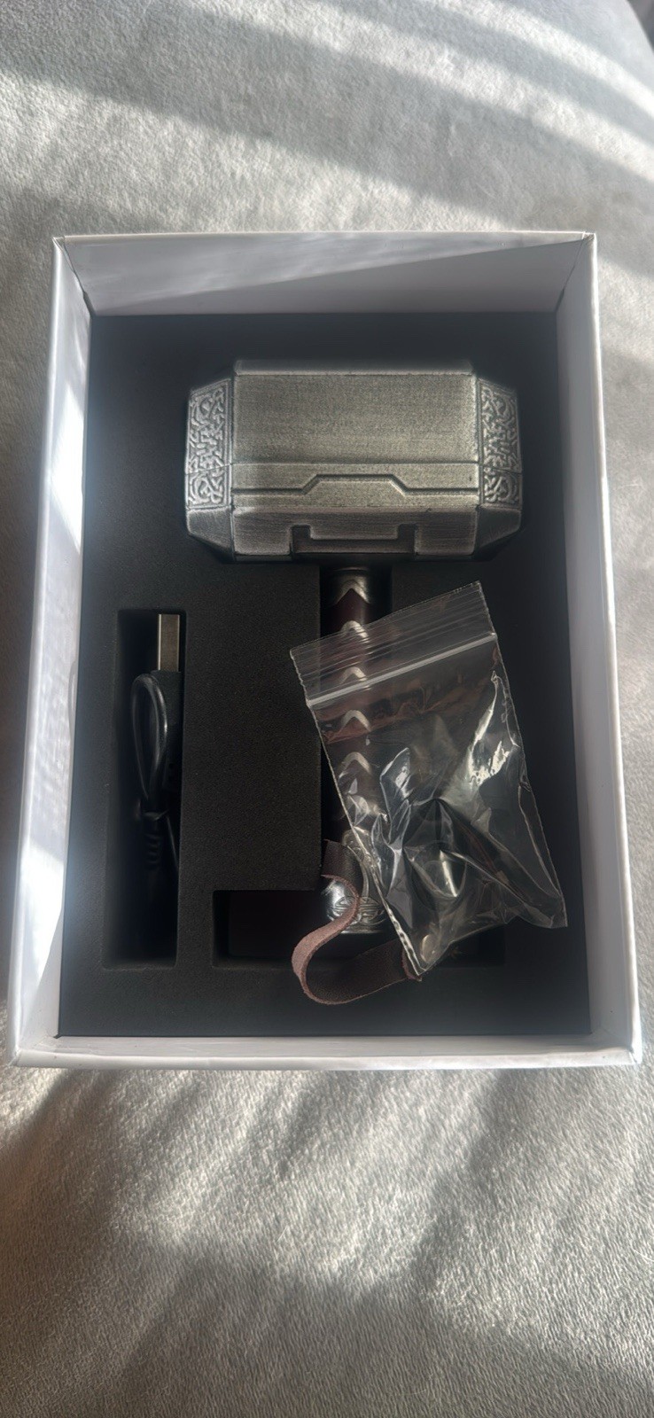 Wireless Earbuds with Thor Hammer Charging Case New