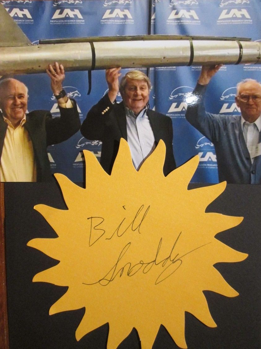 Original Autograph Bill Snoddy NASA ROCKET ENGINEER NASA APOLLO & SKYLAB 251606