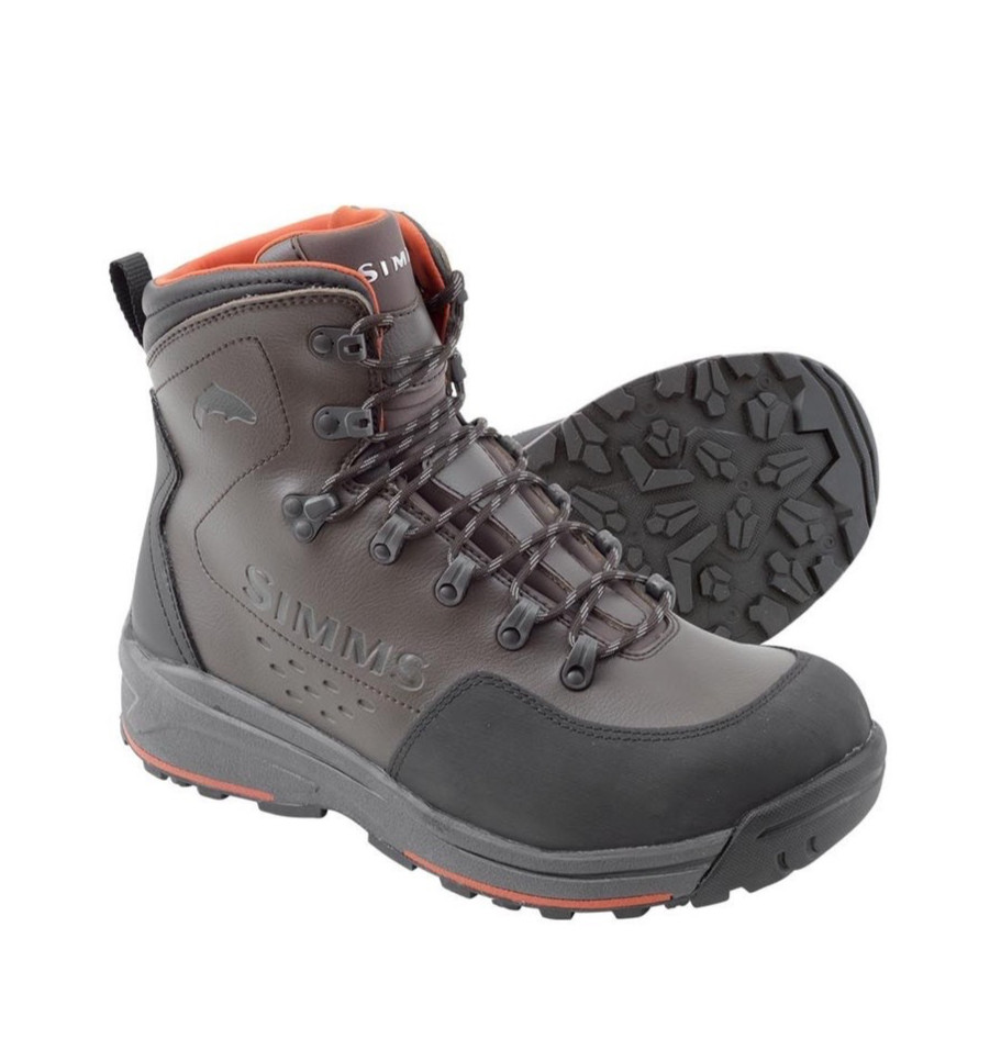 Simms Freestone Men's Wading Boots, Rugged Sole, Size 11, EU 44, Dark Olive NWOB