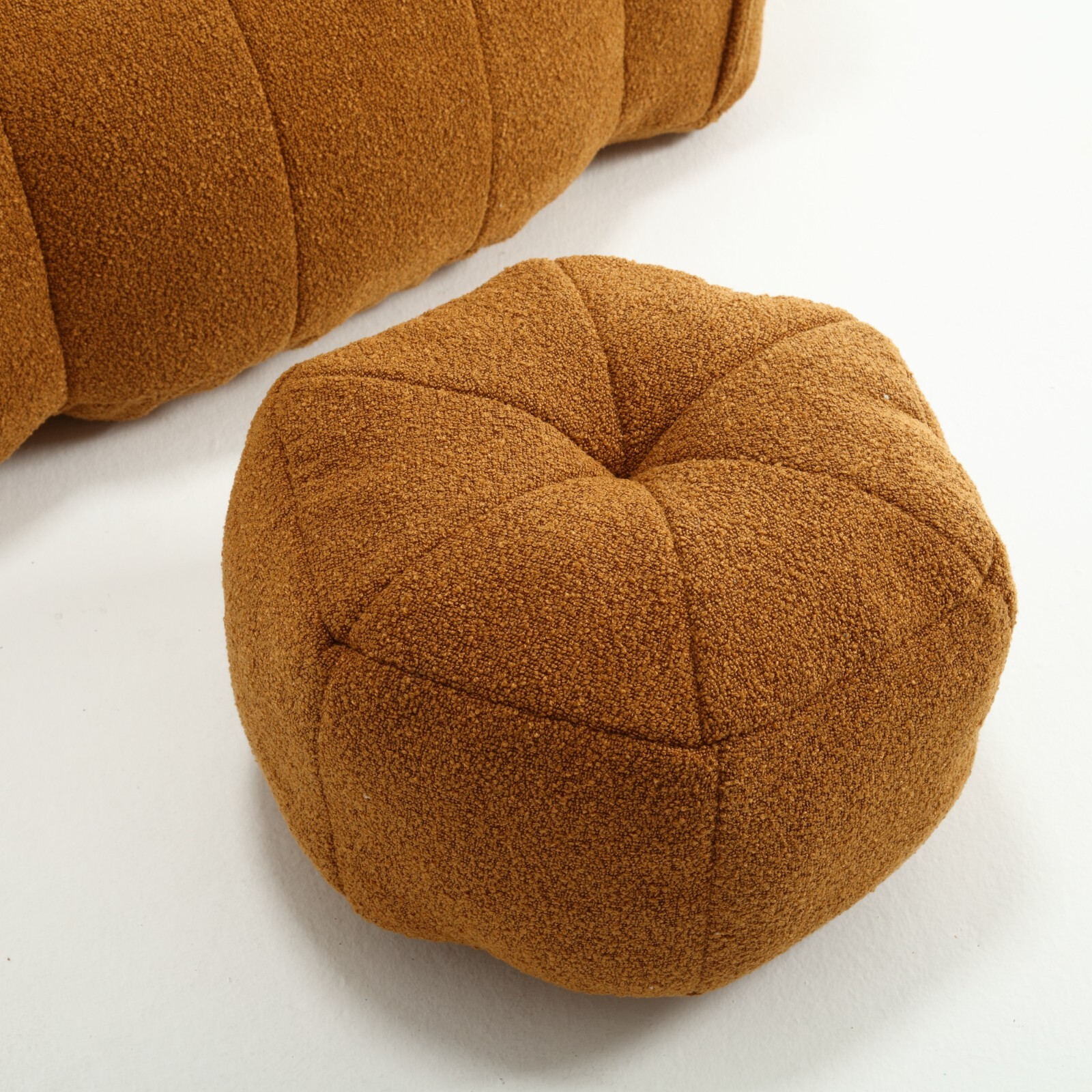 Large Bean Bag Chair with Ottoman, Memory Foam, Comfortable Lazy Sofa