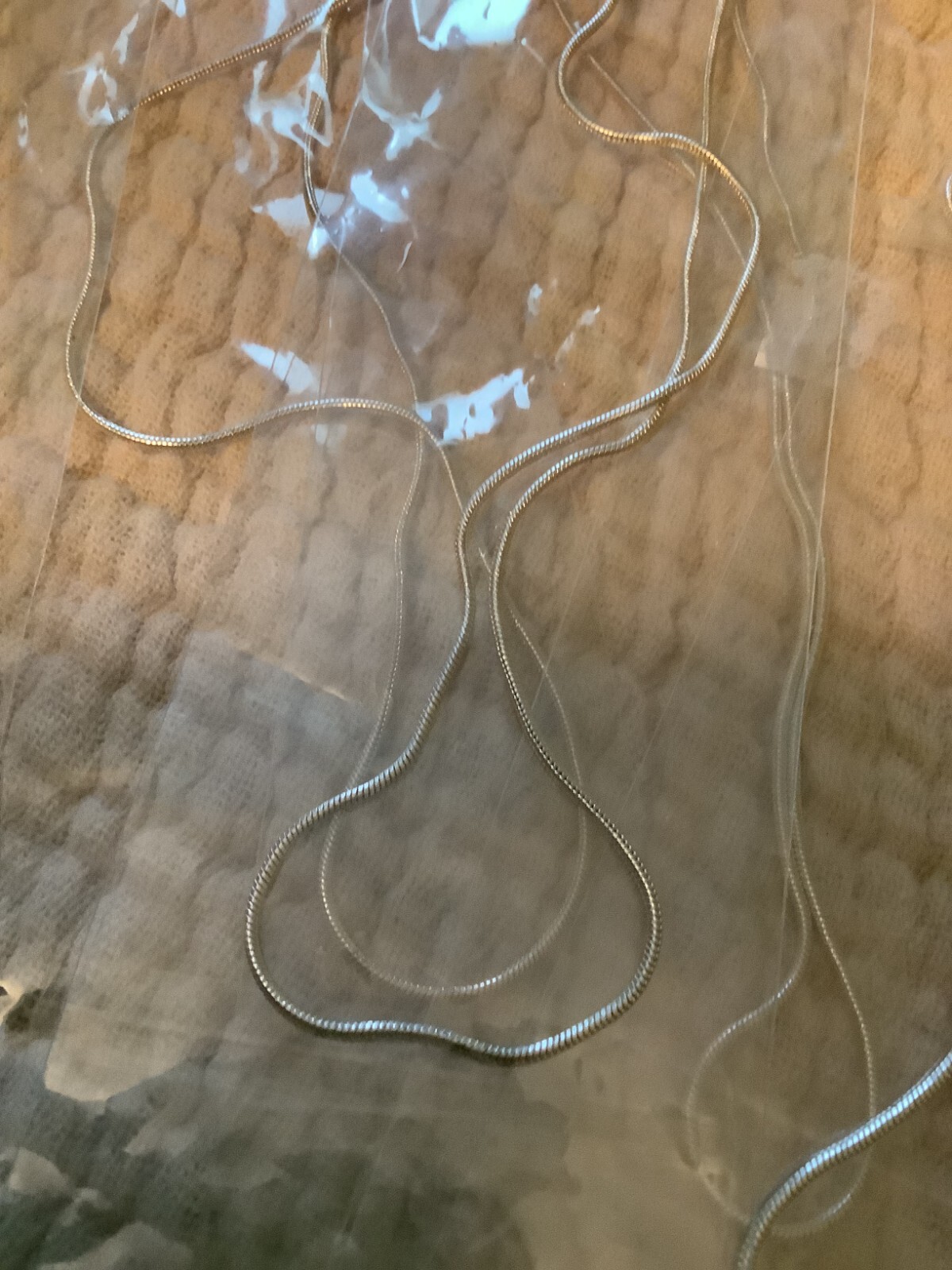 New Vintage "EsMor" Silver Necklace Chain Plated 18" Lot of 10
