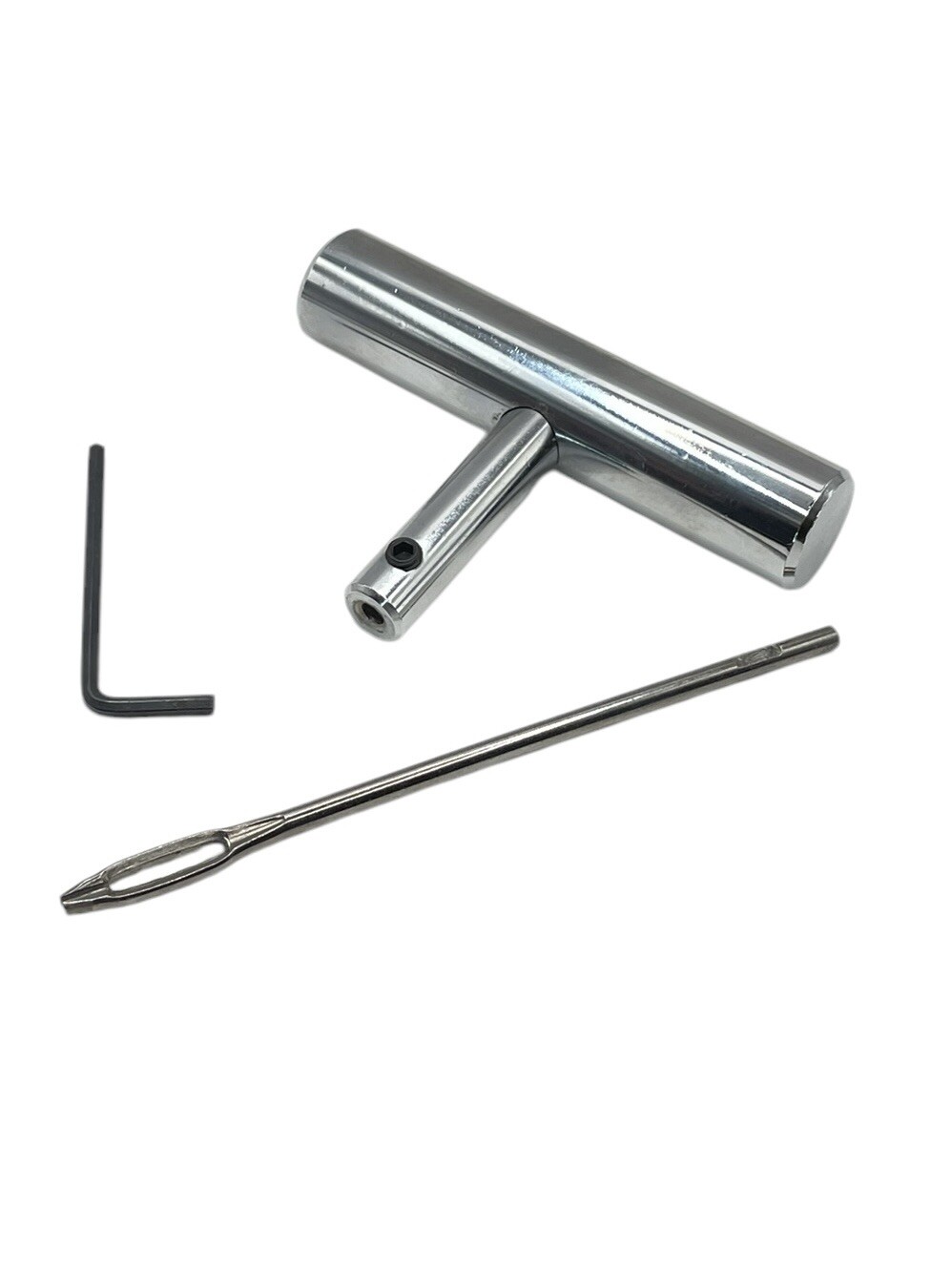 Solid T-Handle Tire Plug Insertion Repair Tool Set Split Eye /Probe+ Free Plugs