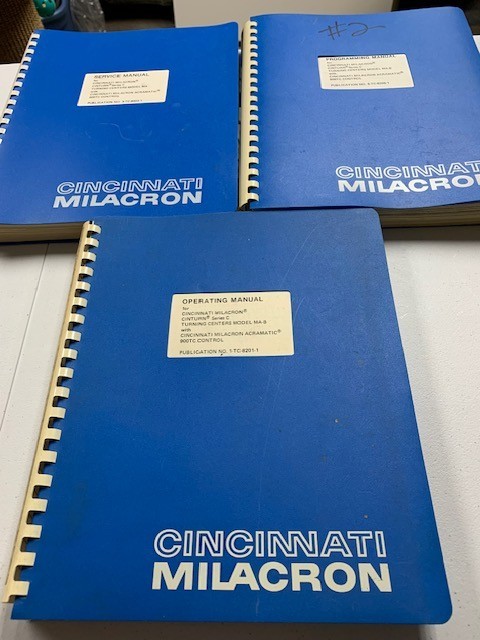Cincinnati Milacron Manuals for Cinturn Series C