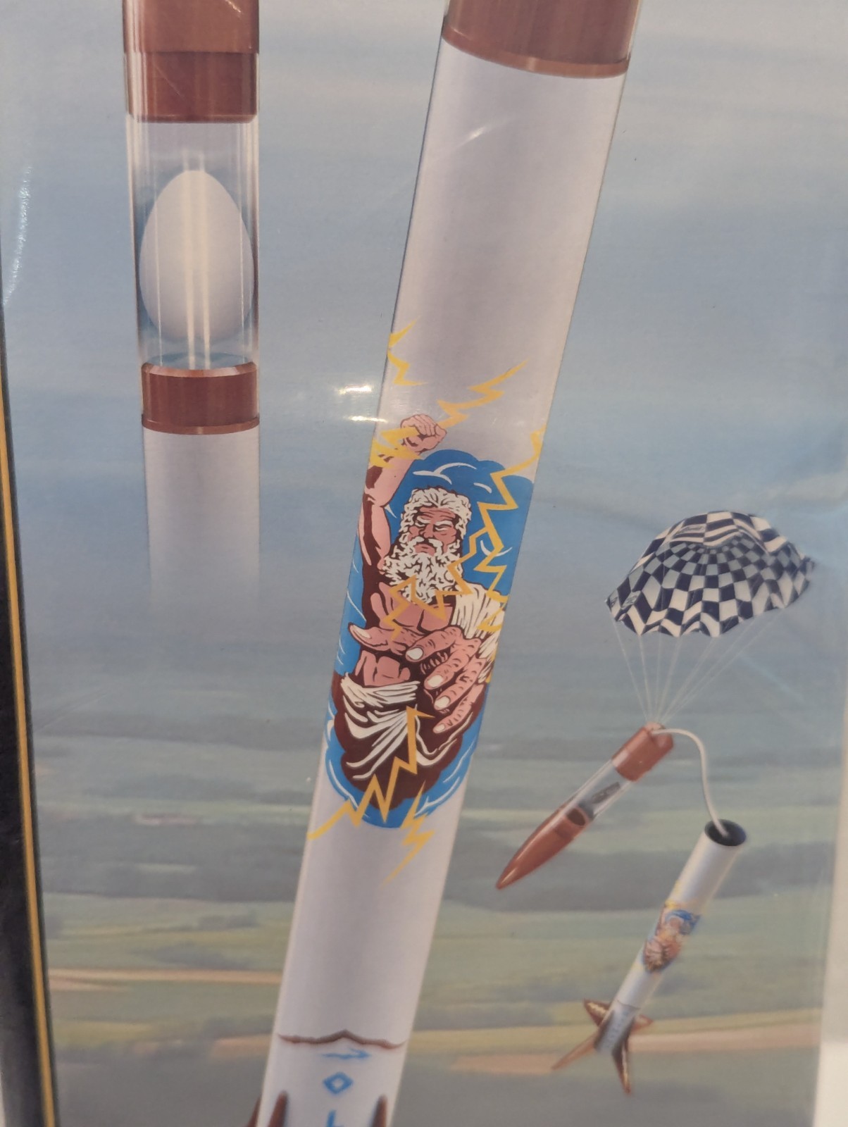 Estes Olympus #7293 Flying Model Rocket! Large 29” D & E Powered Payload Rocket!