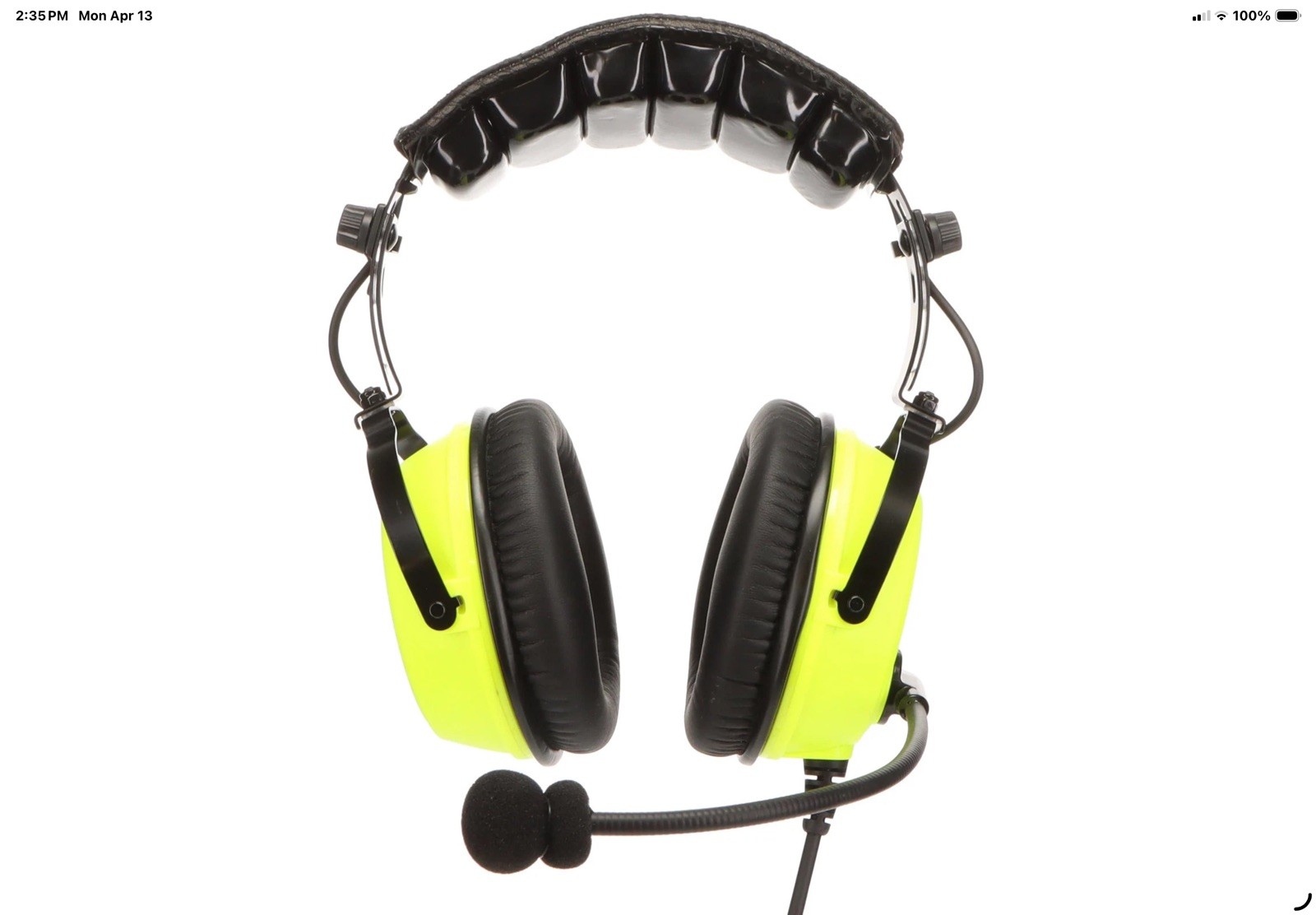 PilotMall Next Gen Sound Silencer ANR Aviation Headset with Bluetooth