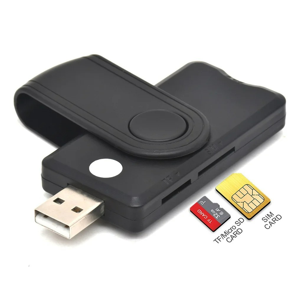 UTHAI USB Smart Card Reader SIM SD TF EMV CAC ISO7816 Windows Linux Mac X04