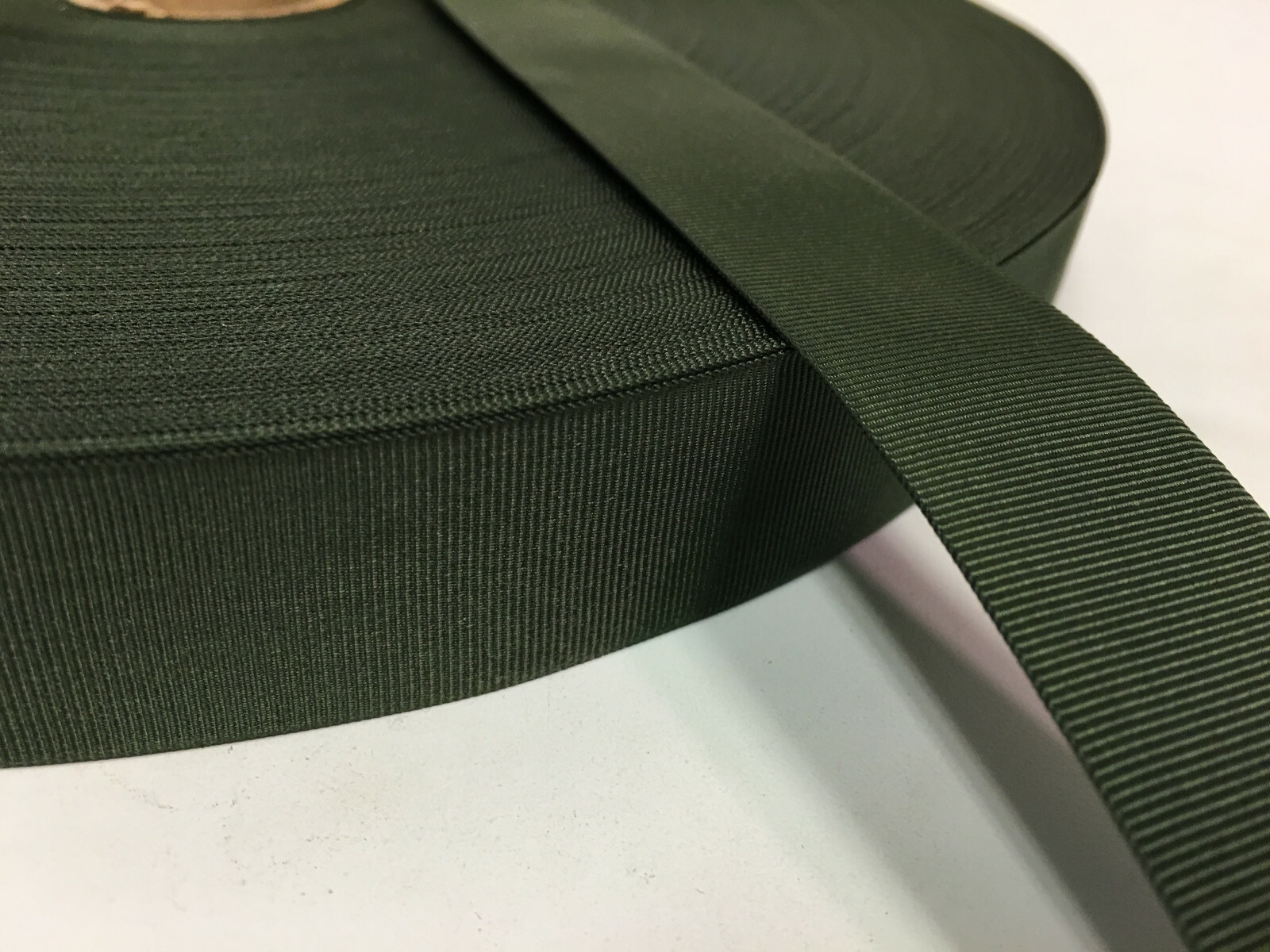 5 YARDS OF 1" Inch MilSpec Webbing Binding MIL-PRF-5038J Grosgrain CAMO GREEN