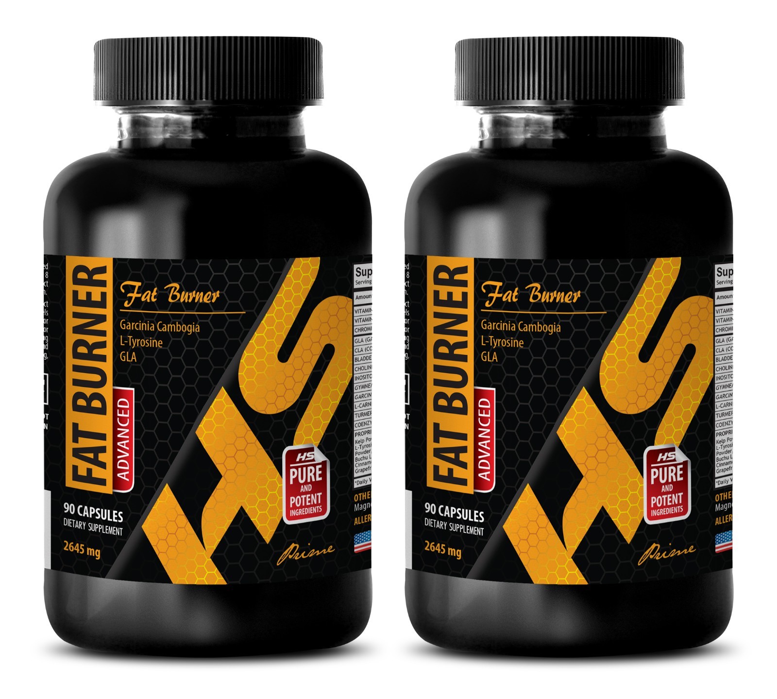 Weight loss supplements - FAT BURNER EXTREME - fat usa - 2 Bottles 180 Capsules