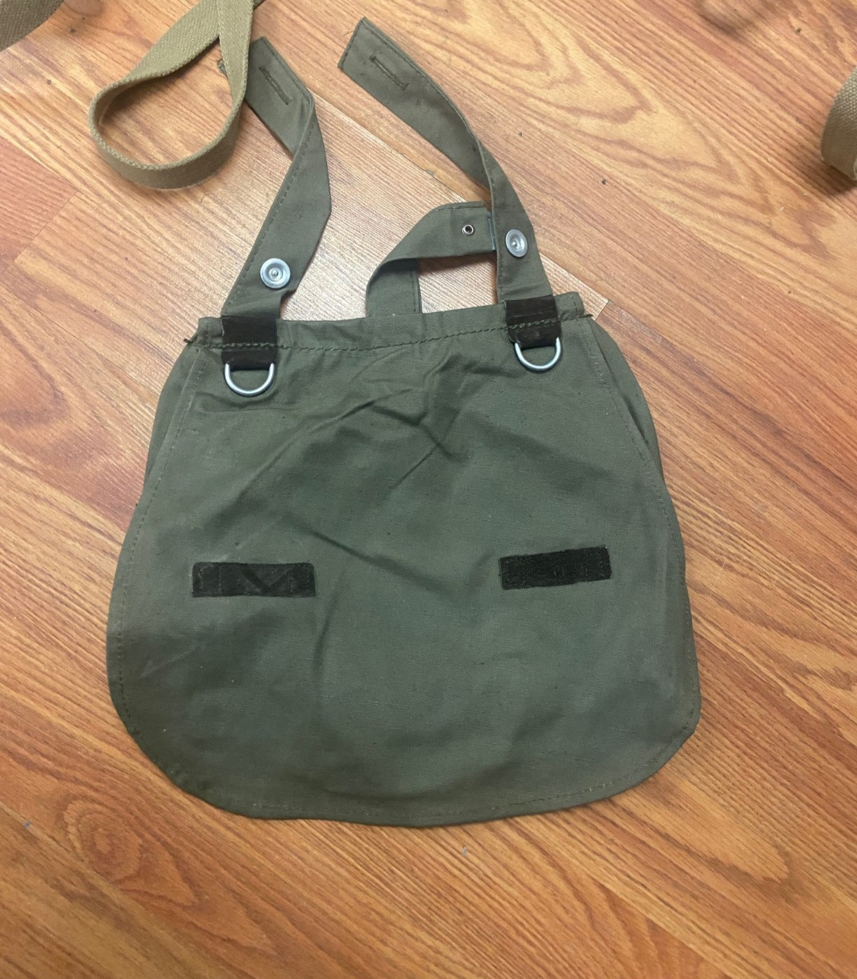 Vintage East German M31 Wehrmacht Style Bread Bag , Post WW2 Army DDR NVA Pouch