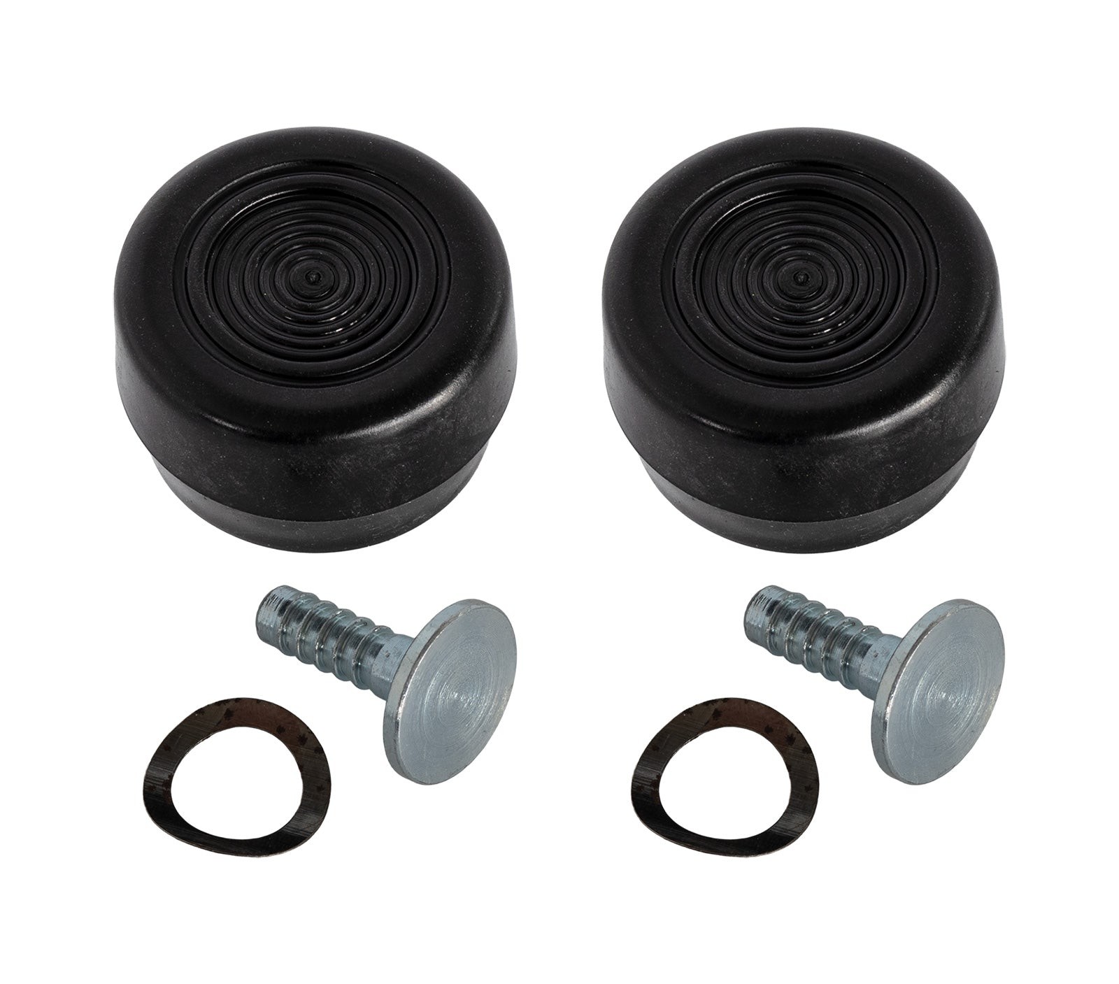 1968-1973 Ford Mustang Black Window Crank Handle Knobs Pair LH & RH