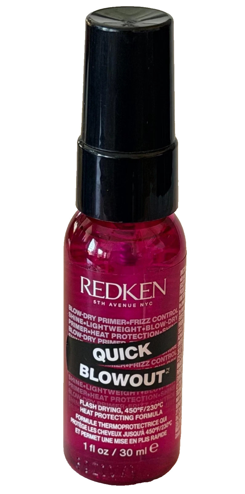 Redken Quick Blowout Heat Protectant Spray  All Hair Types Smooths & Adds Shine
