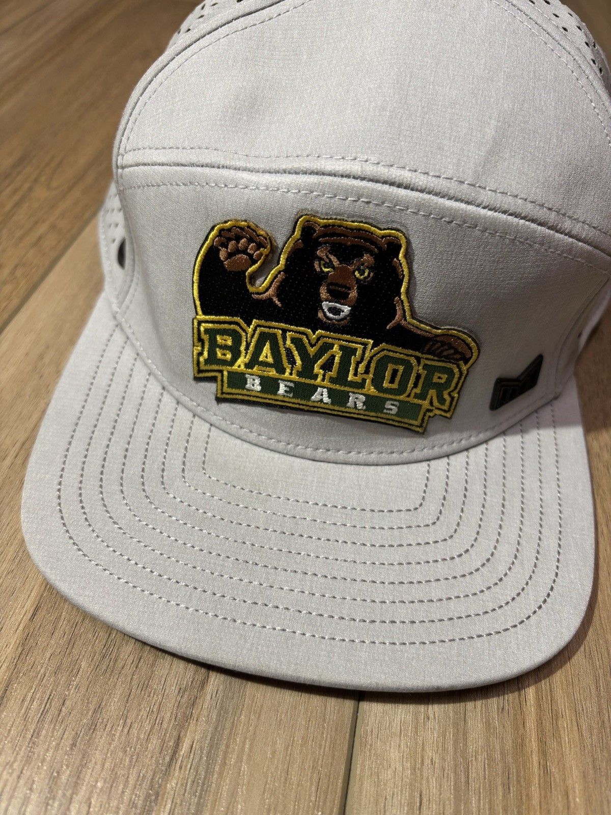 Melin Trenches Icon Hydro Hat Grey Baylor Bears Custom Patch 60cm