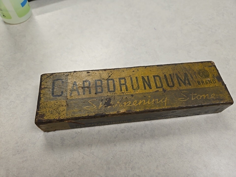 USA Carborundum Brand Combi Grit Sharpening Stone # 108  8x 2 x 1" Very Good Con