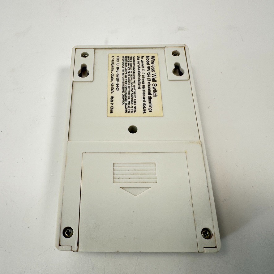 X10 RW724 3-Channel RF Wireless Switch with Dimming