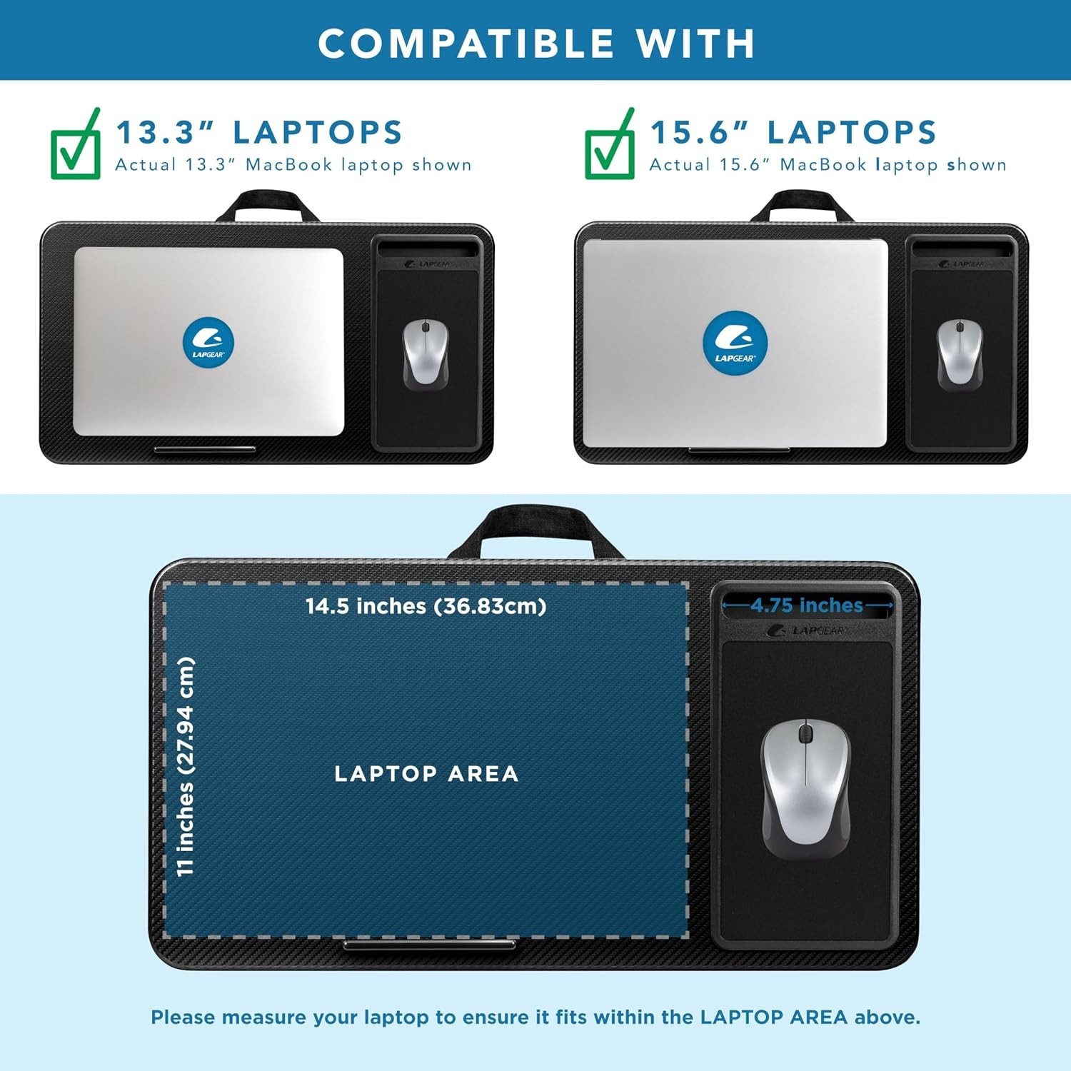 Home Office Lap Desk with Enhanced Functionality for Various Accessories