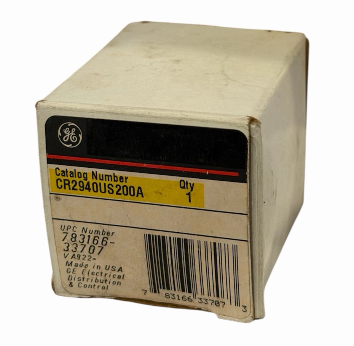 NIB GENERAL ELECTRIC CR2940US200A SELECTOR SWITCH OPERATOR 3POS
