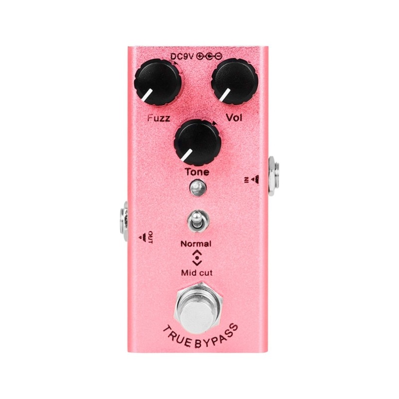 Aluminum Alloy Electric Guitar Bass Effects Pedal with Distortion Delay Features