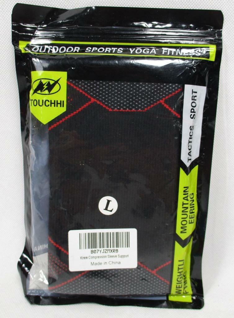 Knee Compression Sleeve Support Brace Sports Yoga Fitness Arthritis Joint Pain